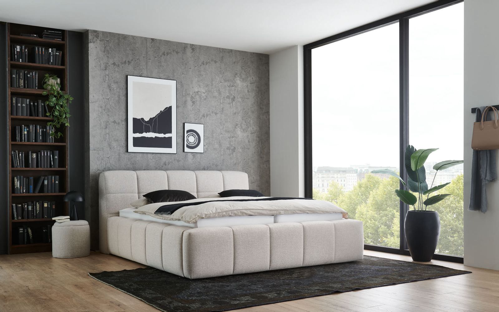 Modern Gestoffeerd Bed – Luxe Slaapcomfort op Maat 2 gestoffeerde bedden