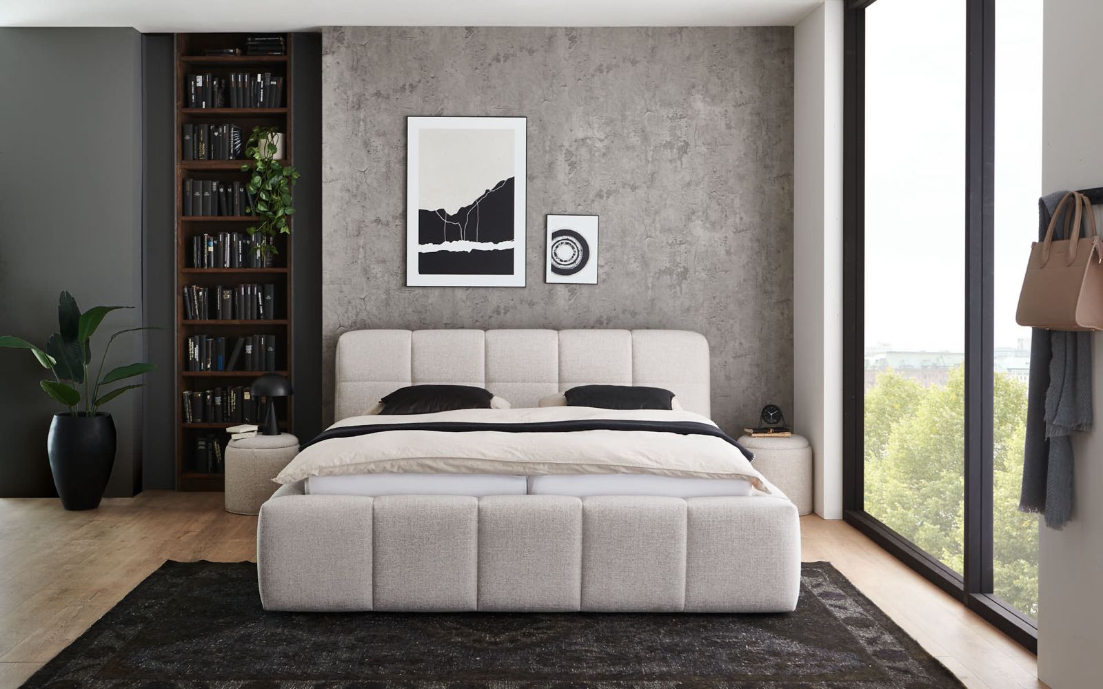 Modern Gestoffeerd Bed – Luxe Slaapcomfort op Maat 1 gestoffeerde bedden