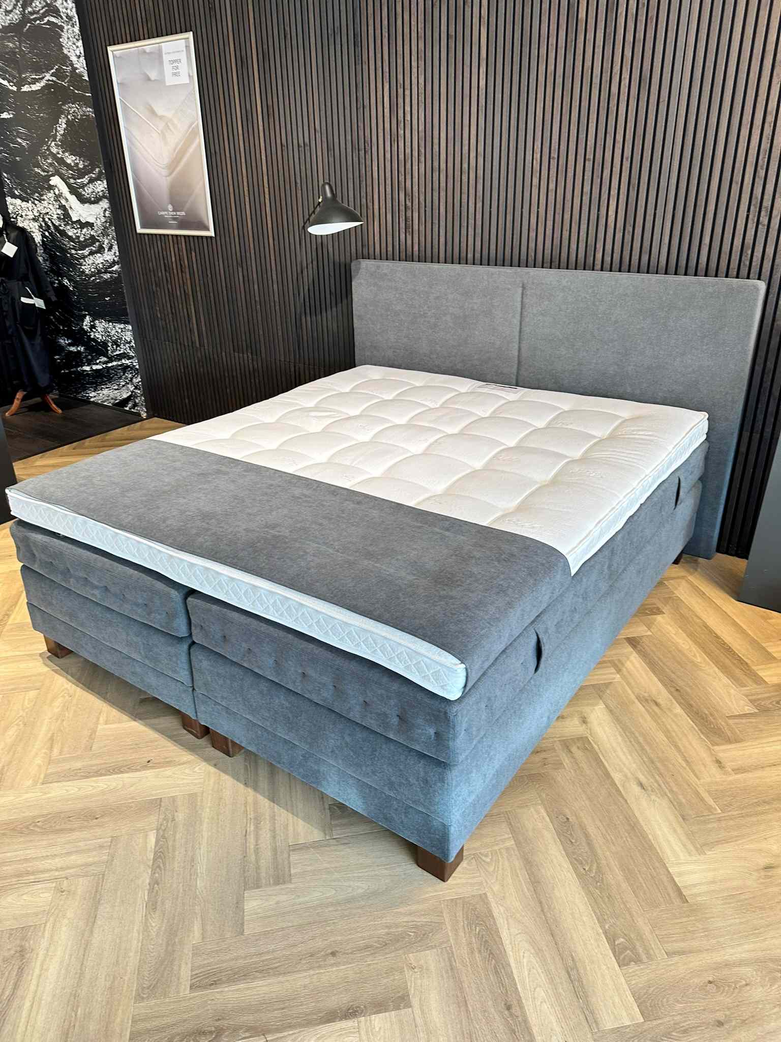 Kuperus Falun boxspringset 180x210 showroommodel 2 Kuperus Boxspring Falun 180x210