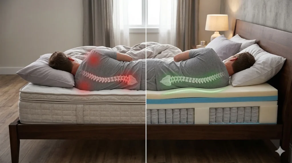 Slecht matras heeft invloed op slaapkwaliteit