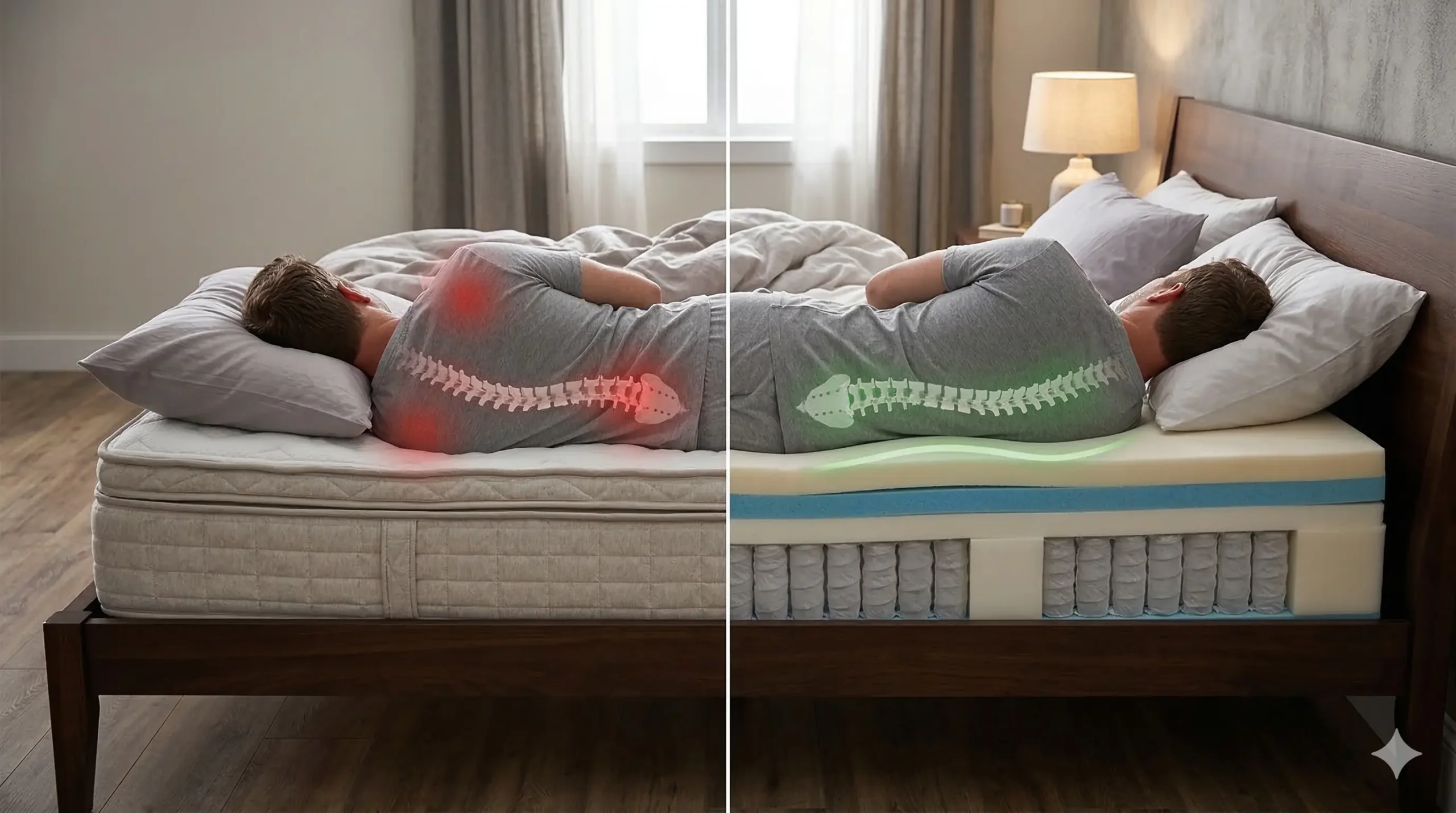 Slecht matras heeft invloed op slaapkwaliteit