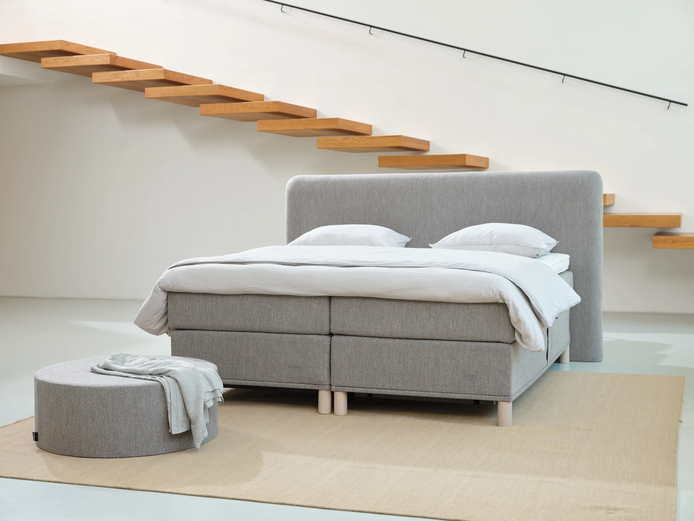 pebble boxspring eastborn sand