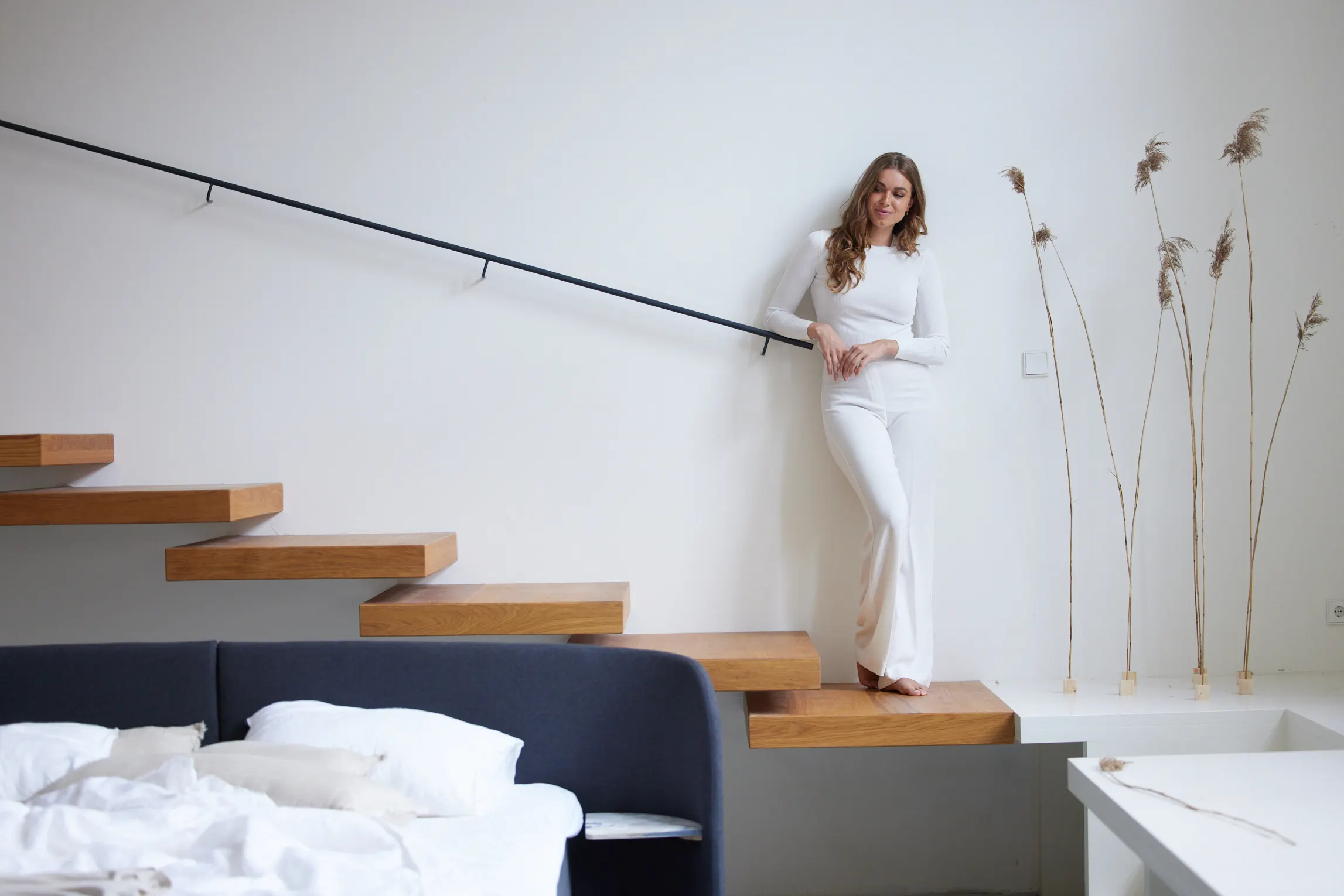 Marble boxspringset van Sand by Eastborn 4 marble eastborn sand 2