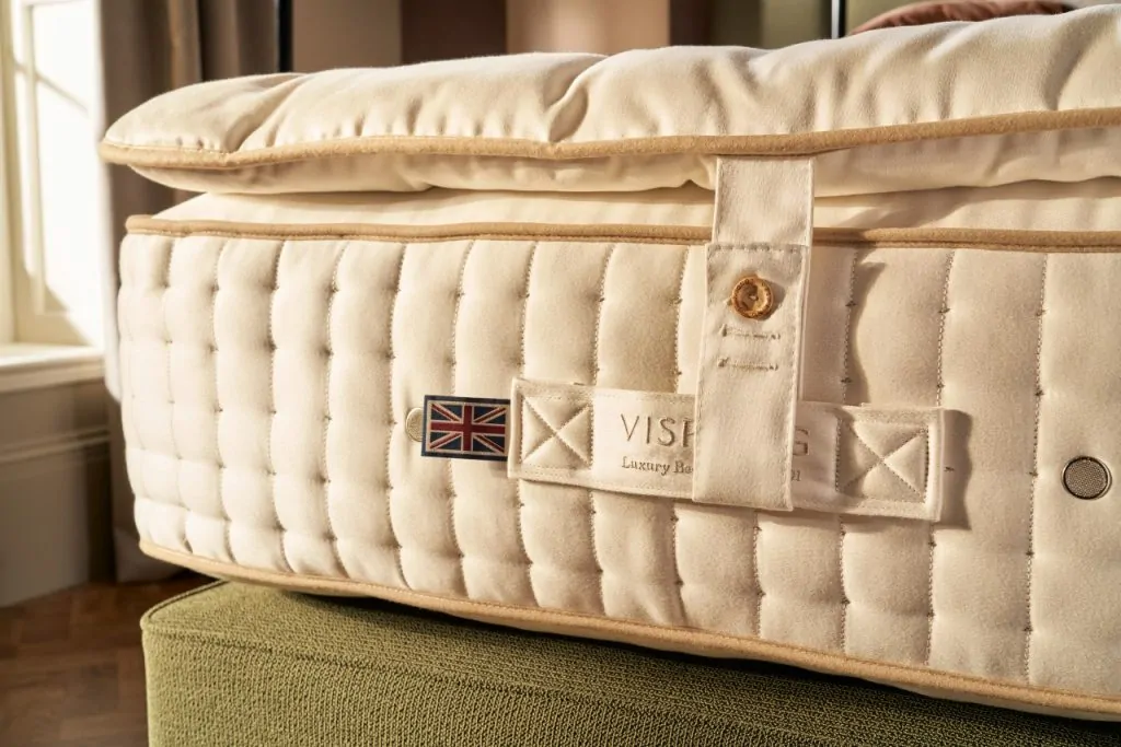 Gate Vispring boxspring 8 Opulence Vispring matras Gate hoofdbord