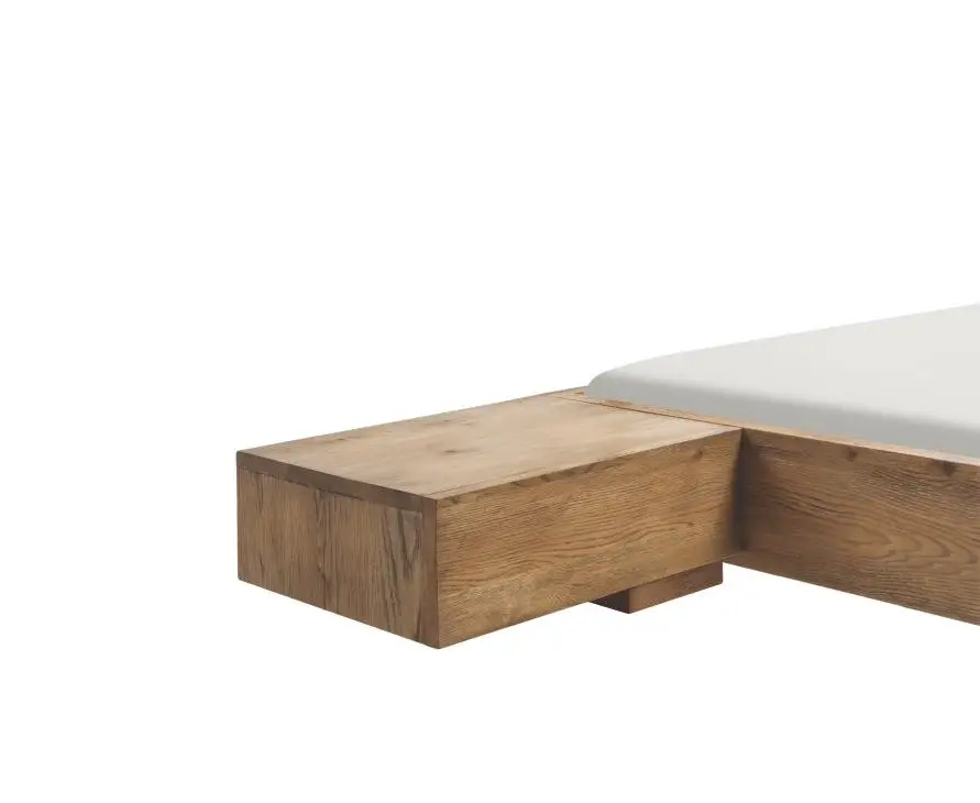 Caja nachttafel massief eiken - Afbeelding 4