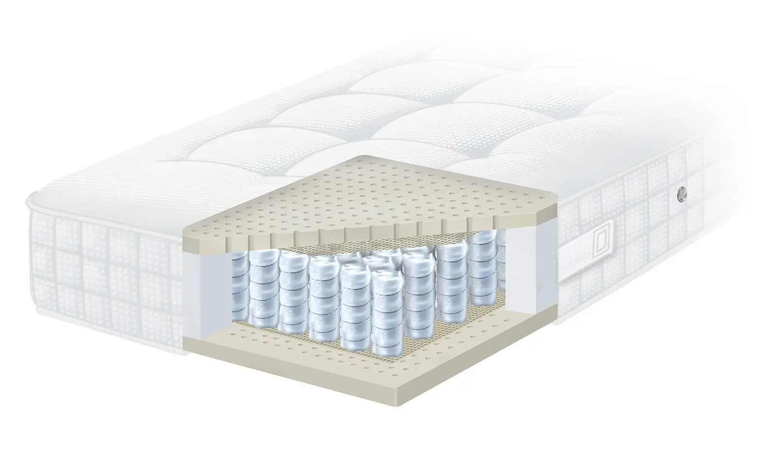 Pullman Silverline Luxury matras 90x210 - Afbeelding 4