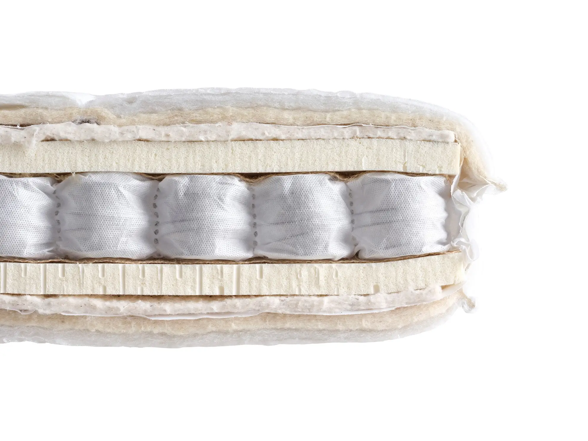 topper amalia pocketveren katoen latex