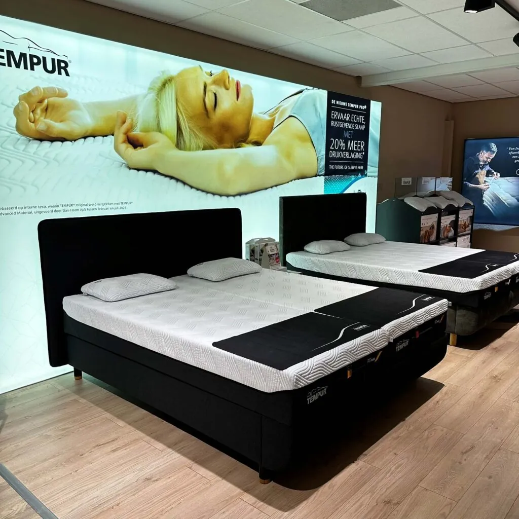 Tempur matras te koop bij Truste Slaapcomfort in Amersfoort