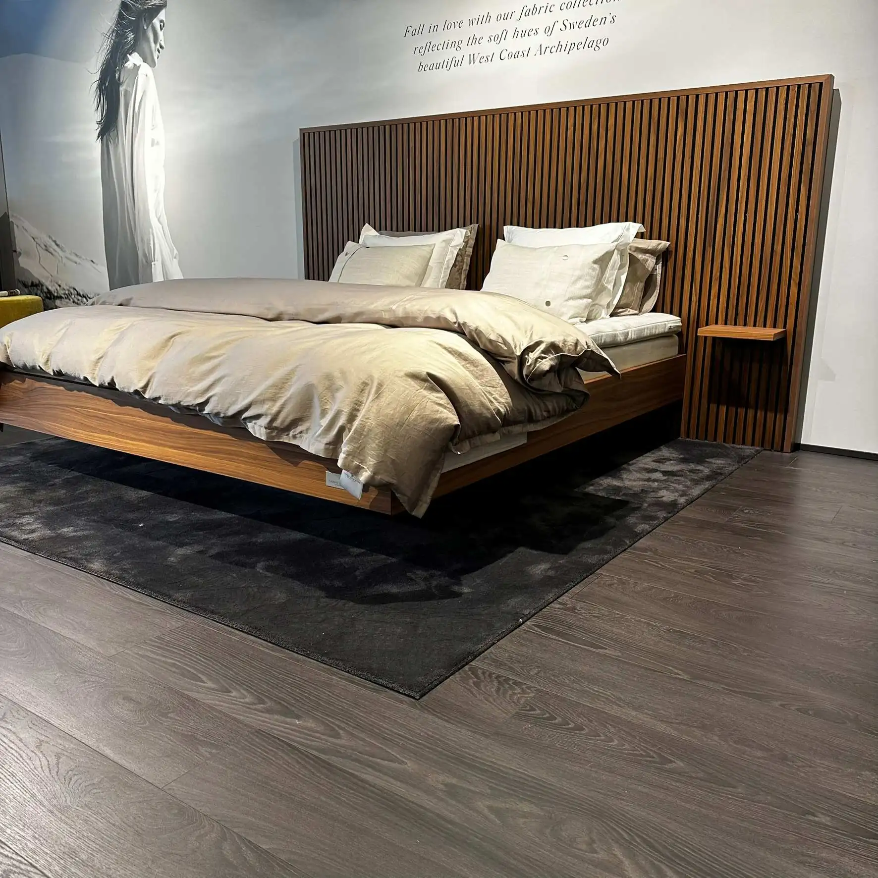 Hällsö bed 180x210 incl Hoofdbord Pinnö