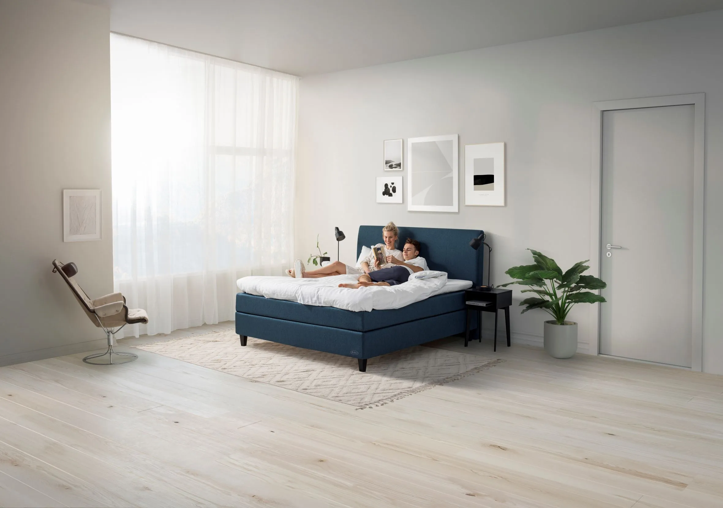 Jensen Ambassador Continental boxspring 3 Jensen Ambassador Continental boxspringset