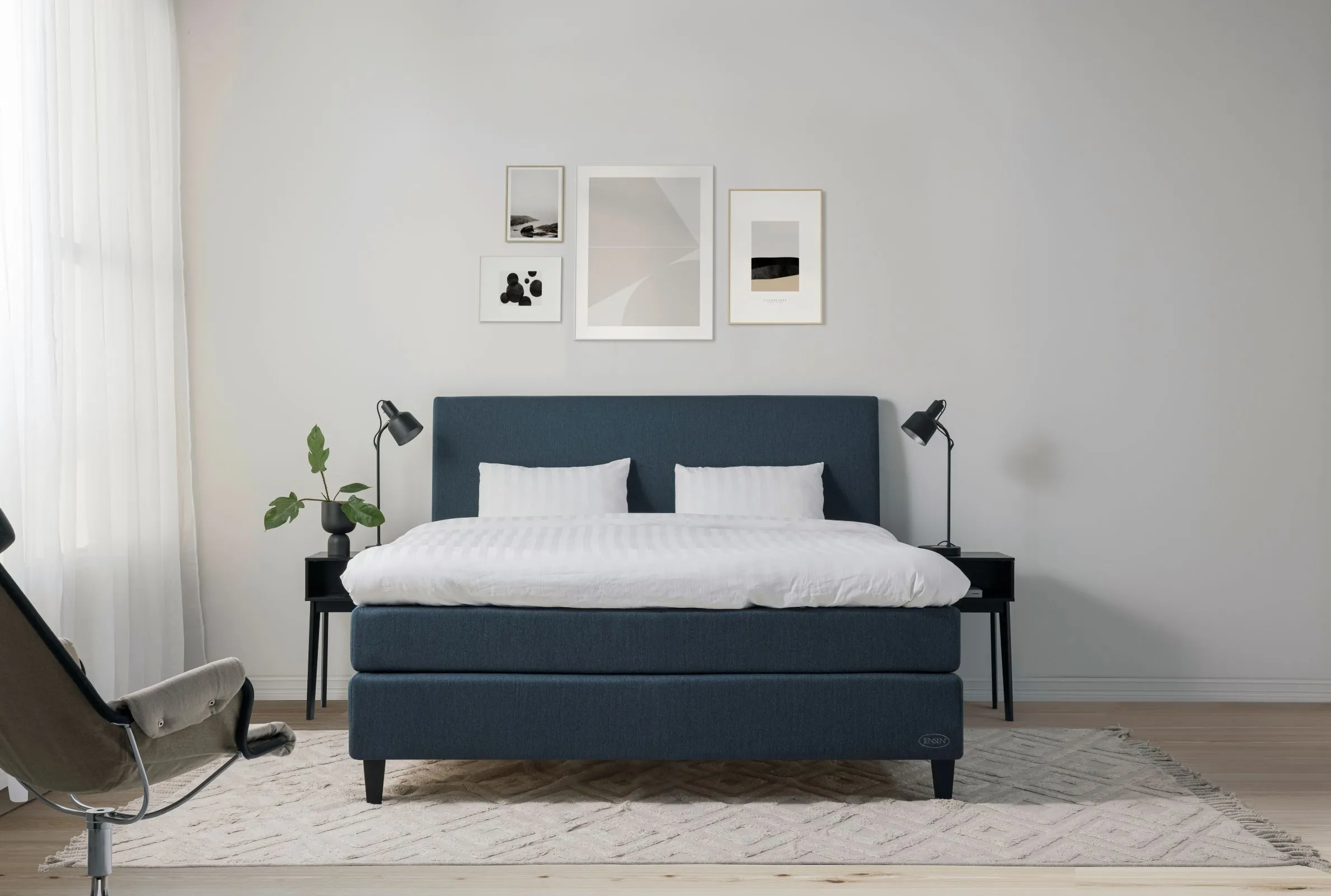 Jensen Diplomat Continental boxspringset 1 Jensen Diplomat Continental boxspring