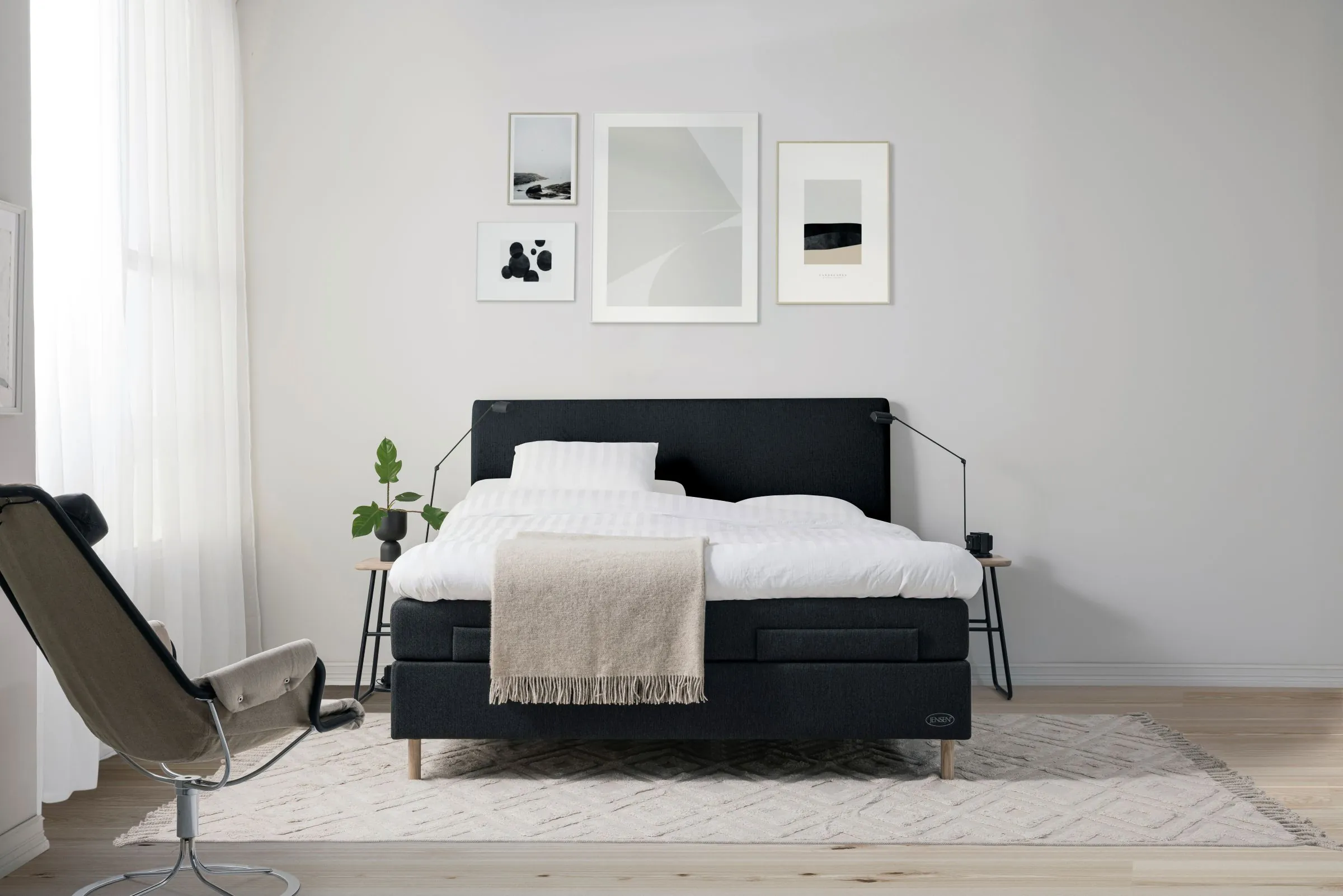 Jensen Diplomat Continental boxspringset 4 Jensen Diplomat Continental boxspring