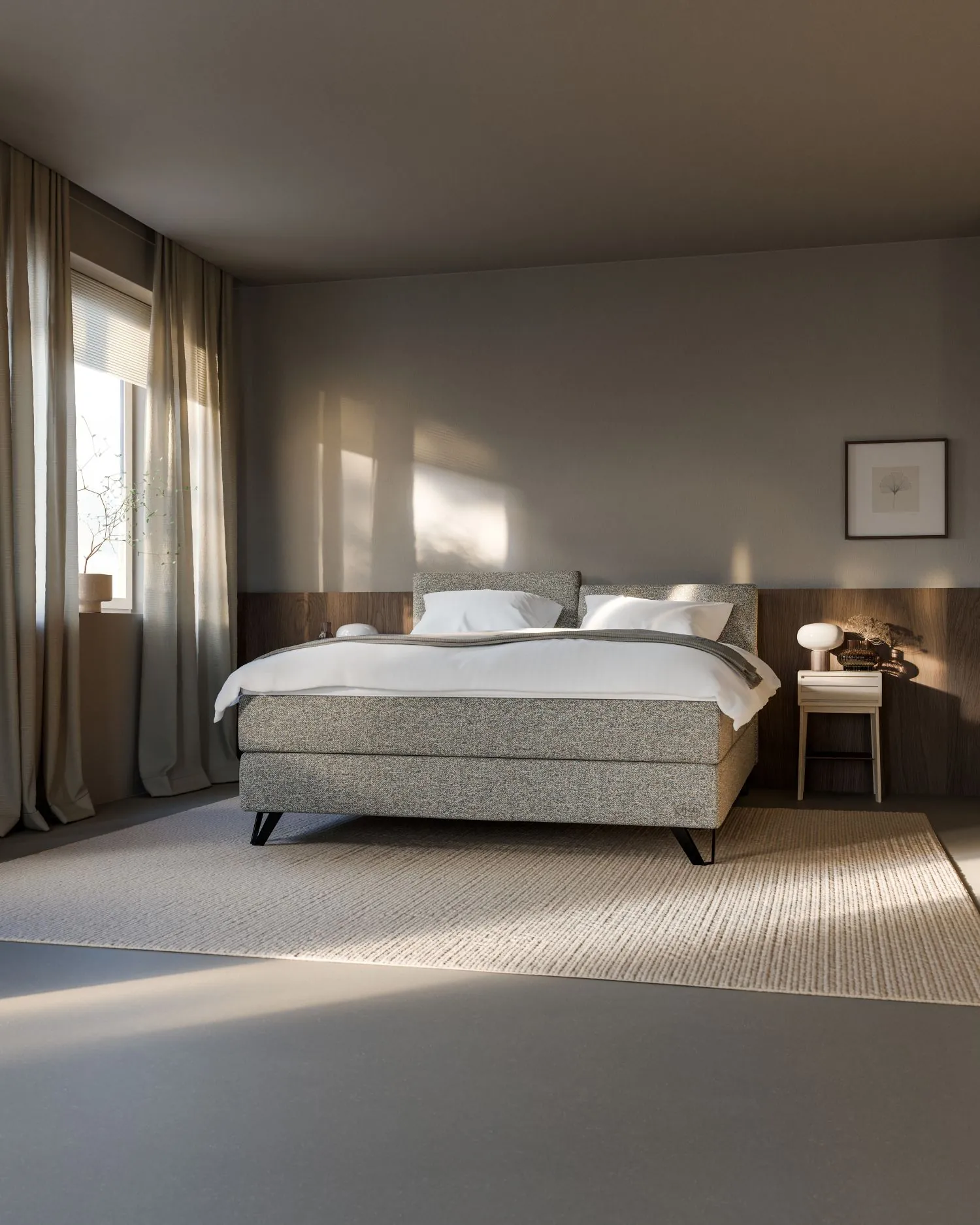 Jensen Prestige boxspring met Continental Seamless base 4 Prestige_Cont_Seamless_180x200_TempSmart_Triangle-14-cm-Black_Adjustable_399_5x4